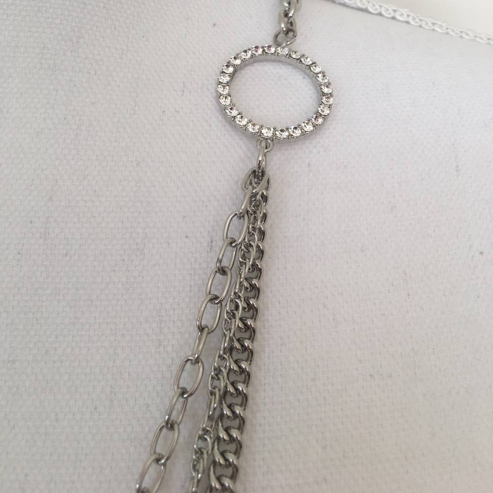 NWT Multi Cross Adjustable Necklace with Earrings - Picture 3 of 8